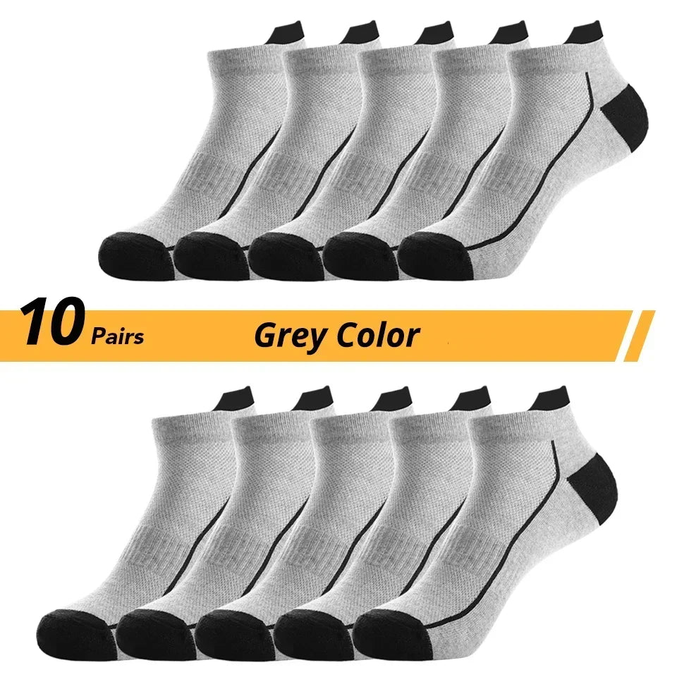 10 PAIRS OF BREATHABLE BAMBOO MEN&