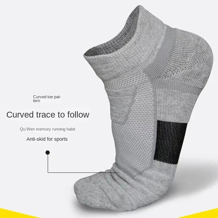 3 Pairs Breathable Mesh Terry Sports Socks - CoolStep