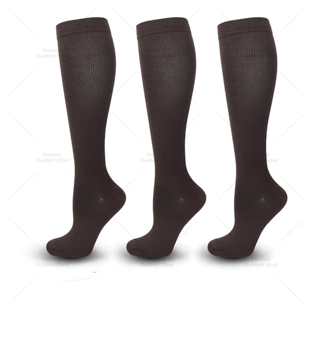 3 Pairs of Knee-High Compression Socks - FitSupport