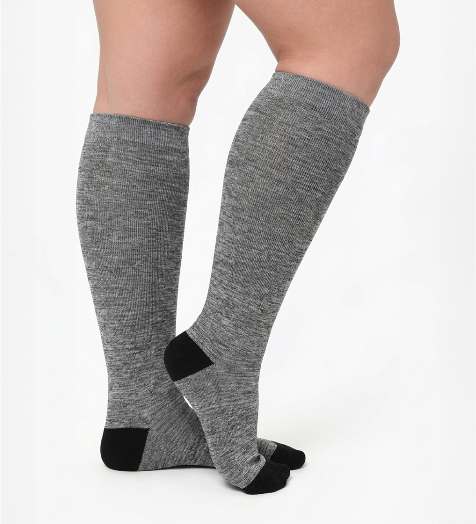 Bamboo Wide Compression Socks