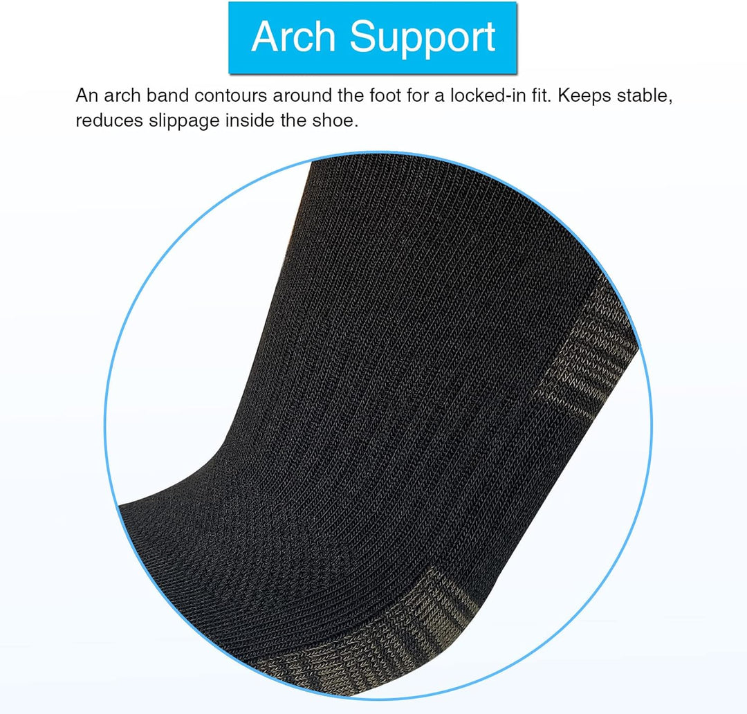 Comfortable Cotton Sports Socks (4 or 6 Pairs) - Lucas