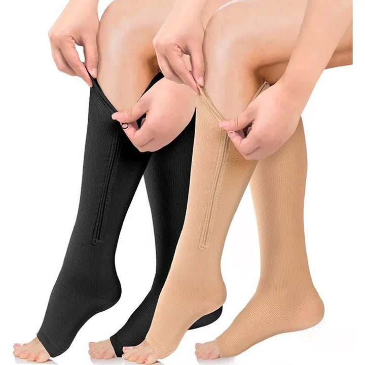 Feet Relief Compression Zip Socks – All-Day Support and Pain Relief