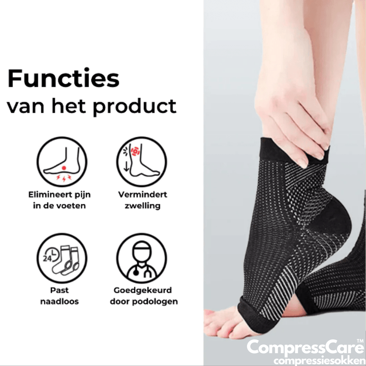 CompressPro Compression Socks – Pain Relief for Feet, Heels &amp; Ankles