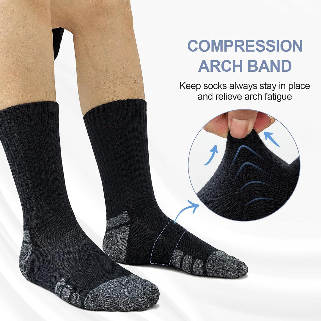 Cotton Sports Socks Unisex (6 Pairs) - Robin