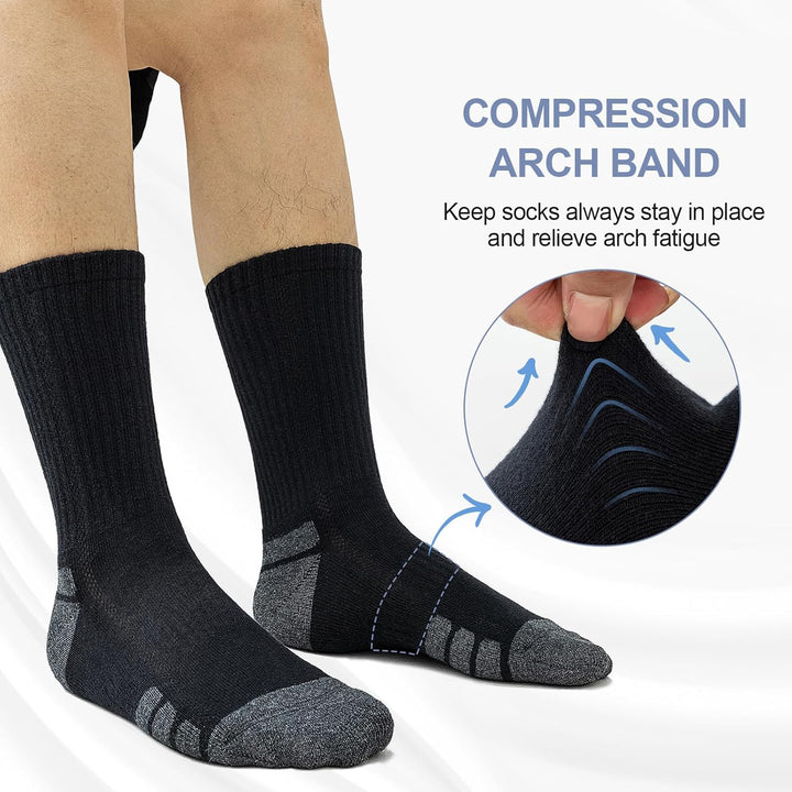 Cotton Sports Socks Unisex (6 Pairs) - Robin